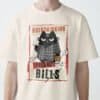 Overthinking T-Shirt | "Pays No Bills" Sarcastic Cat Tee | Black Scowl