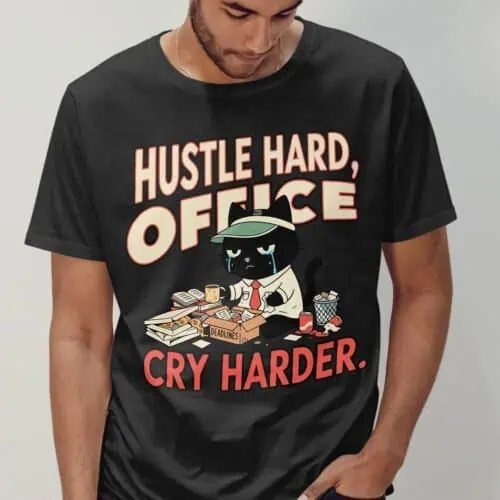 blackscowl-unisex-tee-hustle-cry-cat-black-model-cover blackscowl-unisex-tee-hustle-cry-cat-black-model-cover