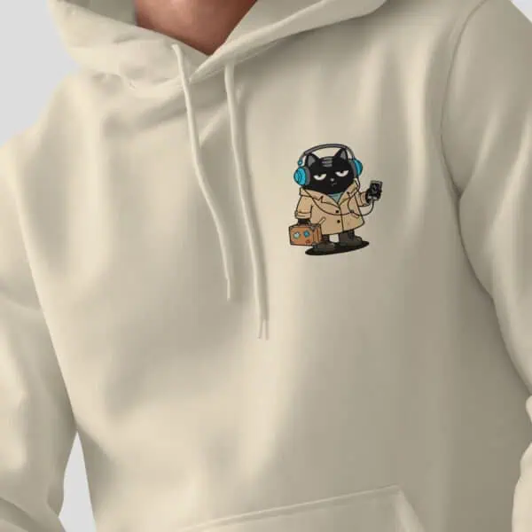 flatlay-fine-universe-isnt-hoodie-graphic "I'm Fine, Universe Isn't" Sarcastic Cat Hoodie | Existential Dread Apparel