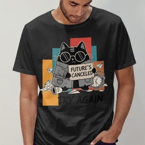 future-canceled-tee-man-black black-scowl-grumpy-cat-burnout-t-shirt-man-black-tee