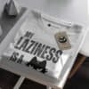 laziness-is-a-protest-tshirt-white-mockup-tag My Laziness Is a Form of Protest T-Shirt | Black Scowl Anti-Hustle Tee