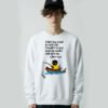 "Didn't Buy A Boat" Heavyweight Oversize Sweatshirt | Black Scowl