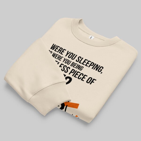 "Useless Piece" Heavyweight Oversize Sweatshirt | Black Scowl