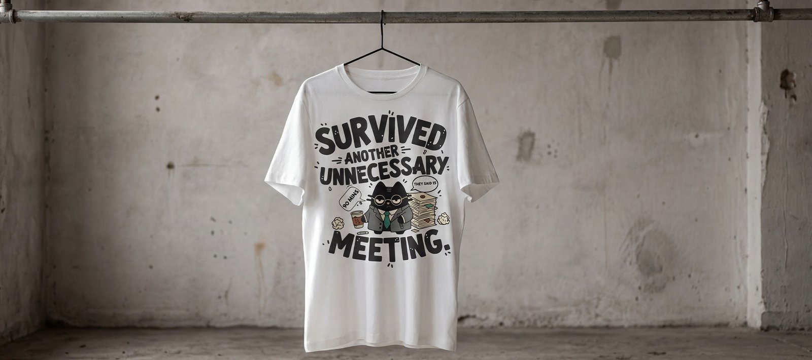 blackscowl t-shirt model in funny design