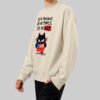 "Just My Nap" Heavyweight Oversize Sweatshirt | Black Scowl