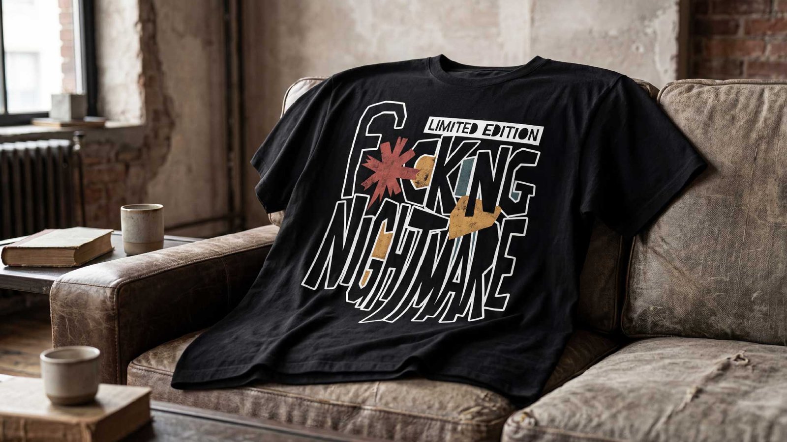 blackscowl tote bag model with funny design