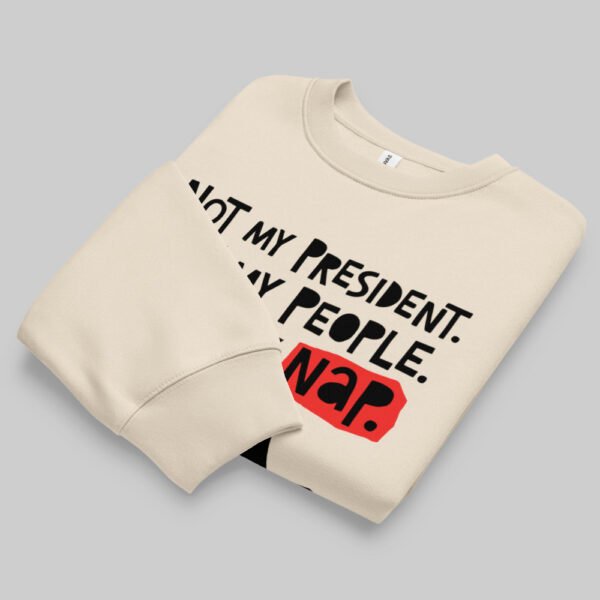 "Just My Nap" Heavyweight Oversize Sweatshirt | Black Scowl