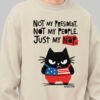 "Just My Nap" Heavyweight Oversize Sweatshirt | Black Scowl