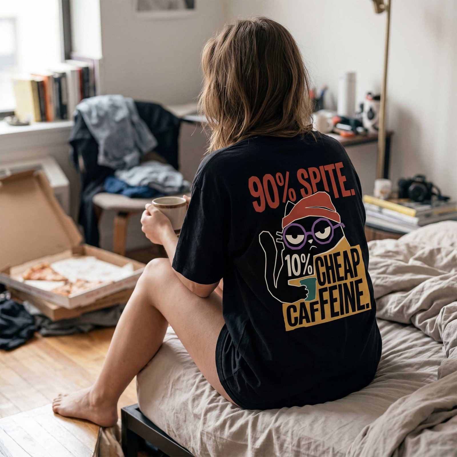 blackscowl sweatshirt model in funny design