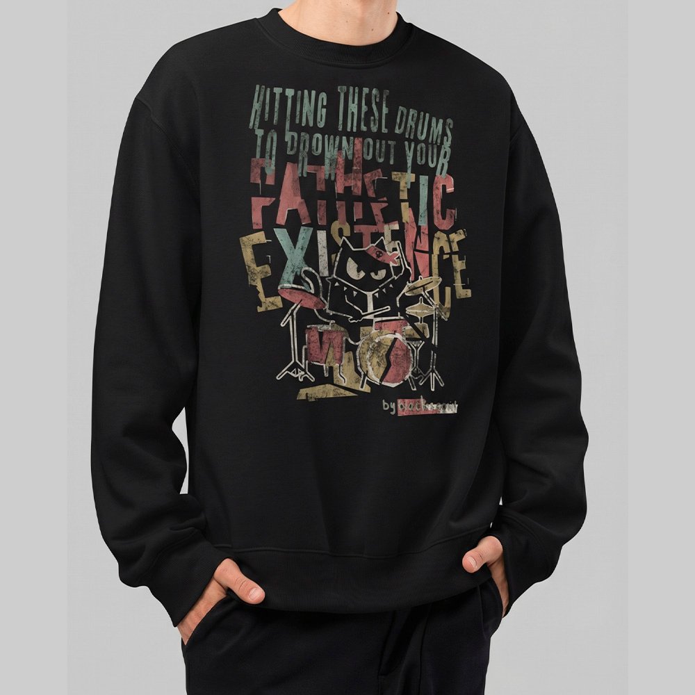 blackscowl man from back wearing emails own my soul funny hoodie