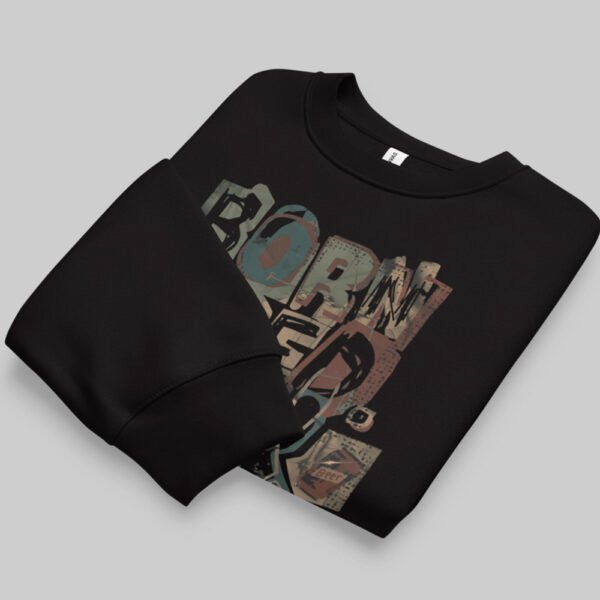 Born Tired Oversized Sweatshirt | Heavyweight Streetwear Crewneck
