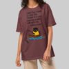 Social Distance Boat – Maroon Heavyweight Oversized T-Shirt
