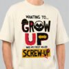 Major Screw-Up – Cream Heavyweight Oversized T-Shirt