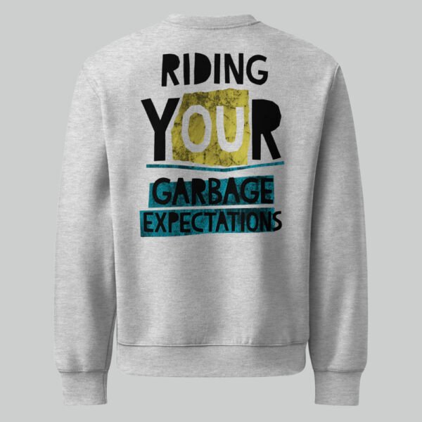 Black Scowl "Garbage Expectations" Oversized Sweatshirt