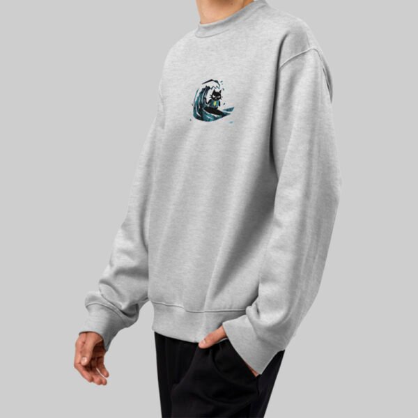 Black Scowl "Garbage Expectations" Oversized Sweatshirt