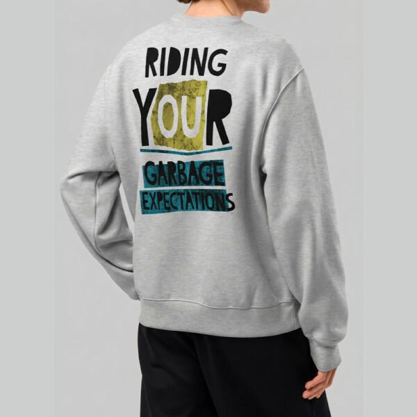 Black Scowl "Garbage Expectations" Oversized Sweatshirt