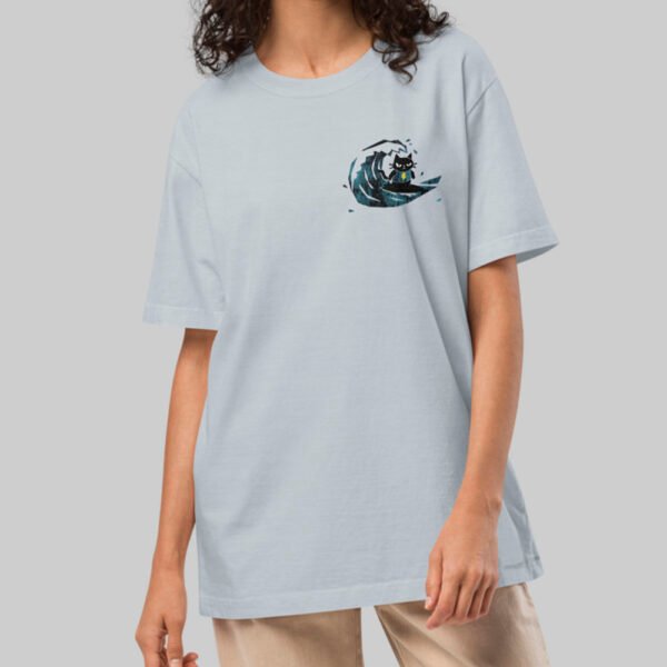 Garbage Expectations – Light Blue Heavyweight Oversized T-Shirt