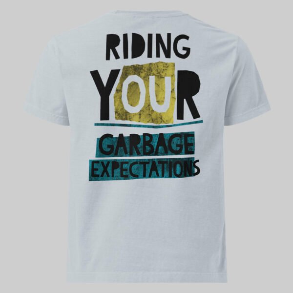 Garbage Expectations – Light Blue Heavyweight Oversized T-Shirt