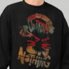 Running on Nothing – Black Heavyweight Crewneck Oversized Sweatshirt