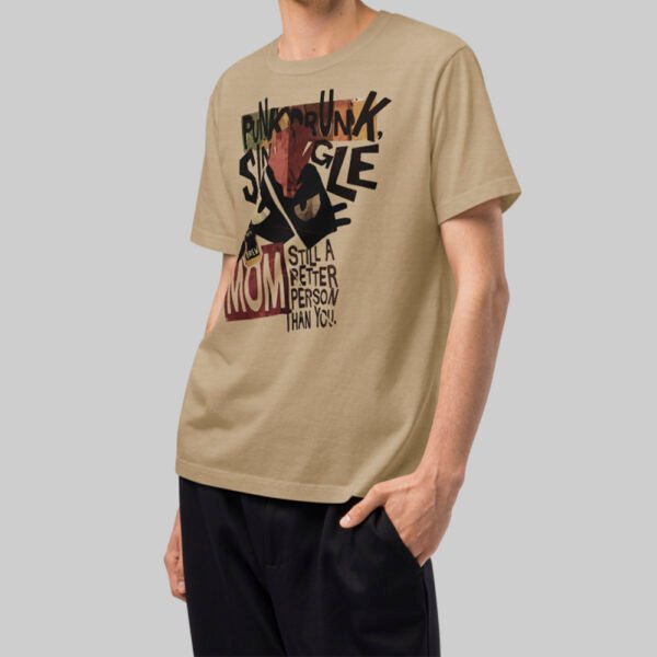 Punk Mom – Sand Heavyweight Oversized T-Shirt