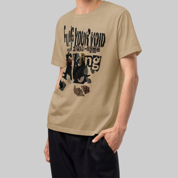 Filling Your Void – Sand Heavyweight Oversized T-Shirt