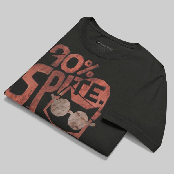 90% Spite & Cheap Caffeine – Black Heavyweight Oversized T-Shirt