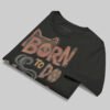 Born to Do Nothing – Black Heavyweight Oversized T-Shirt