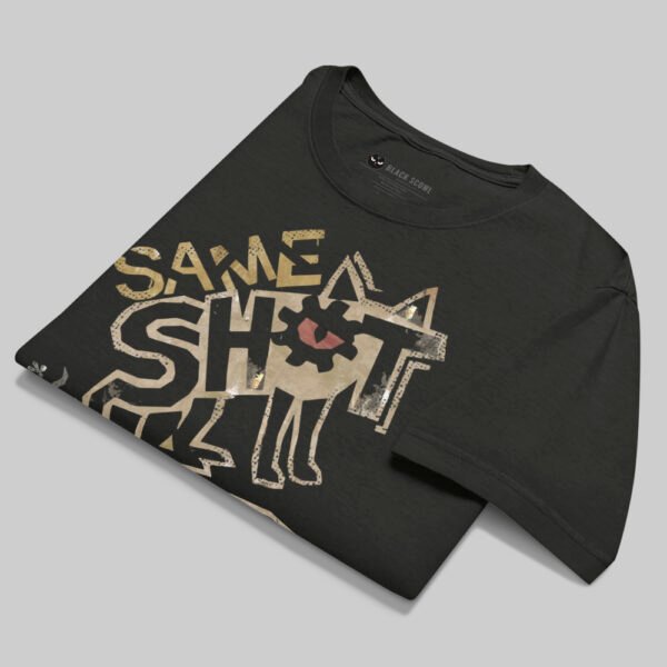 Same Shit New Day – Black Heavyweight Oversized T-Shirt