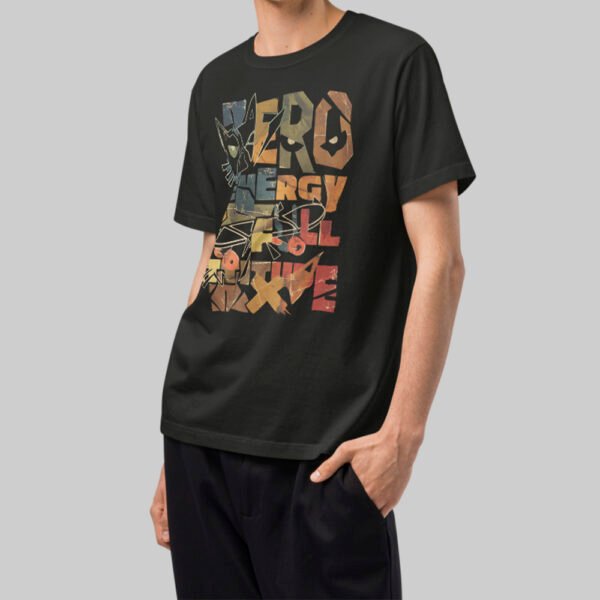 Zero Energy Full Attitude – Black Heavyweight Oversized T-Shirt