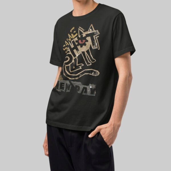 Same Shit New Day – Black Heavyweight Oversized T-Shirt